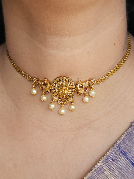 Choker - Lakshmi with white drops