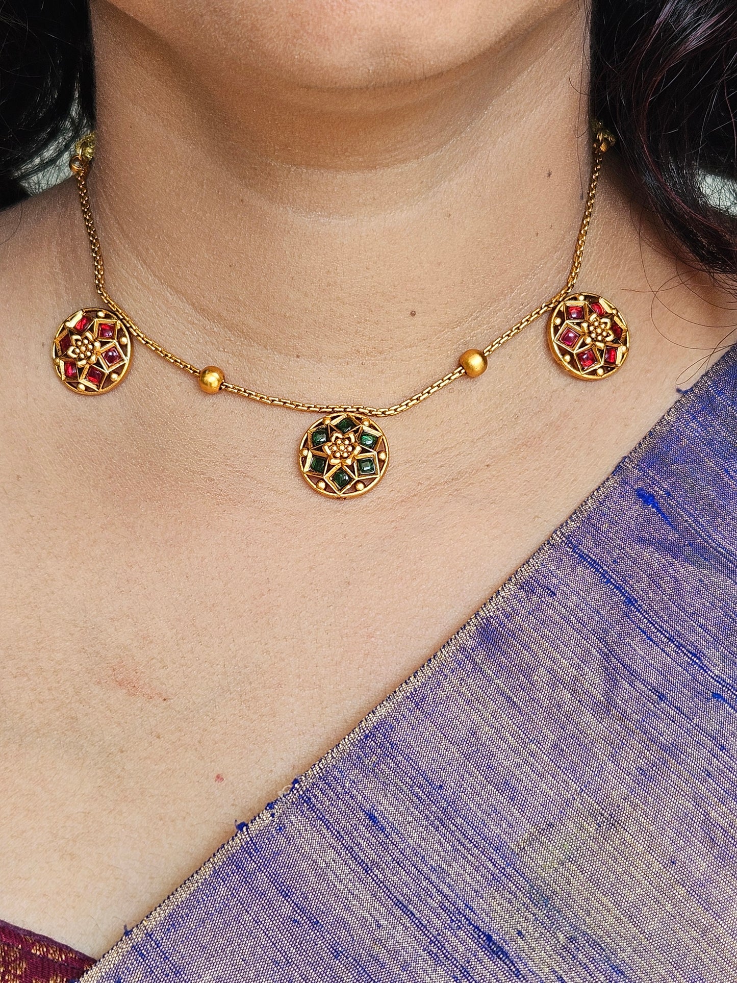 Necklace - multi pendants