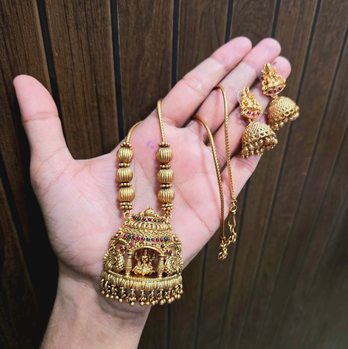 Short haram - Temple Lakshmi
