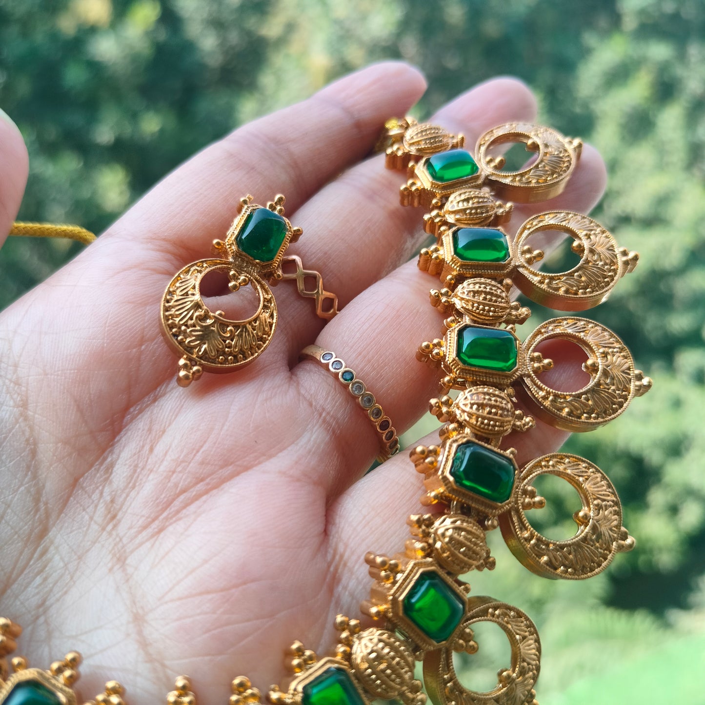 Necklace set Green