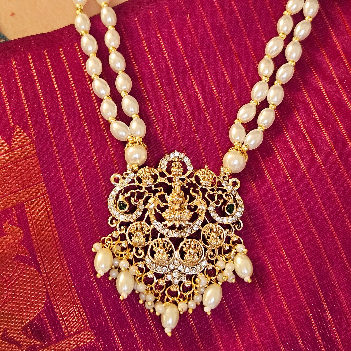 Ashtalakshmi haram - white