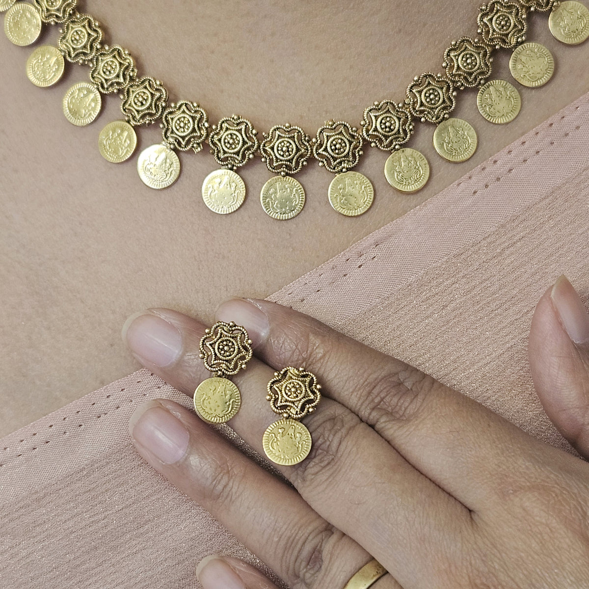 Coin Necklace set