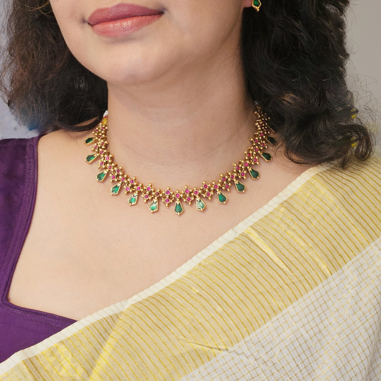 1 Necklace set Nagapadam- Onam