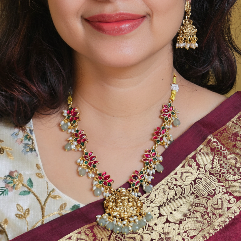 Guttapusalu - lotus with jhumkas