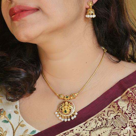Attige with jhumkas
