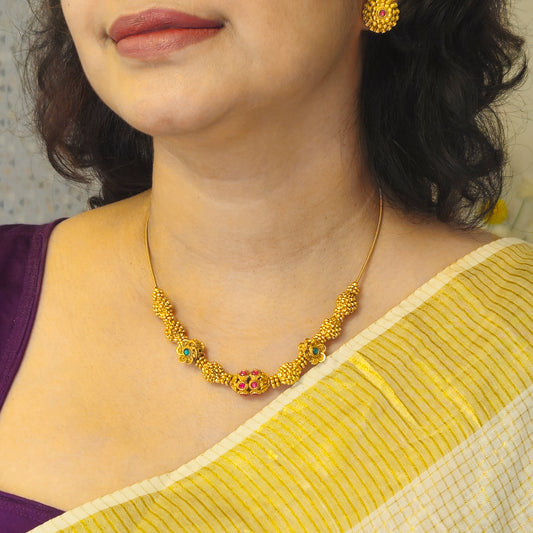 1 Necklace set ball - Onam