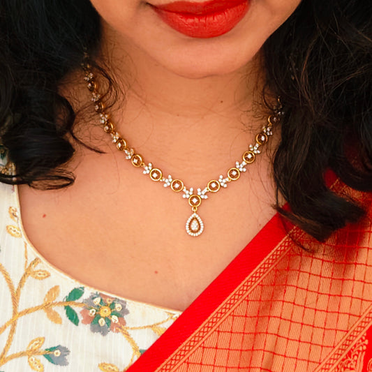AD stone Necklace set