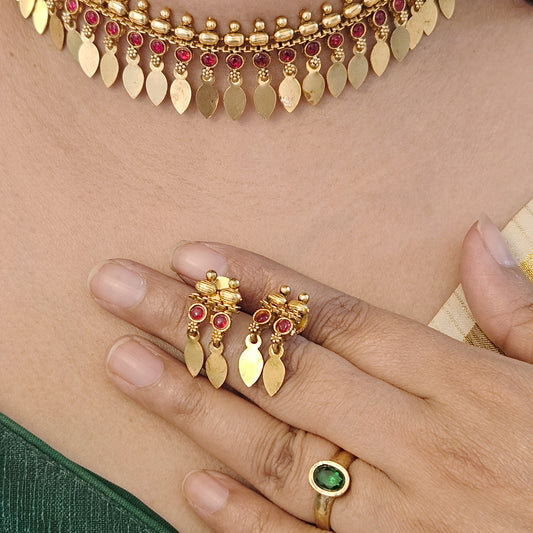 1 Elakkathali - Ruby - Onam Collection