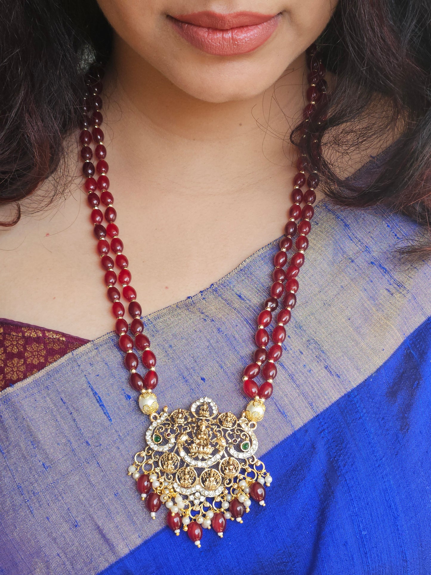 Necklace - Ashta Lakshmi pendant