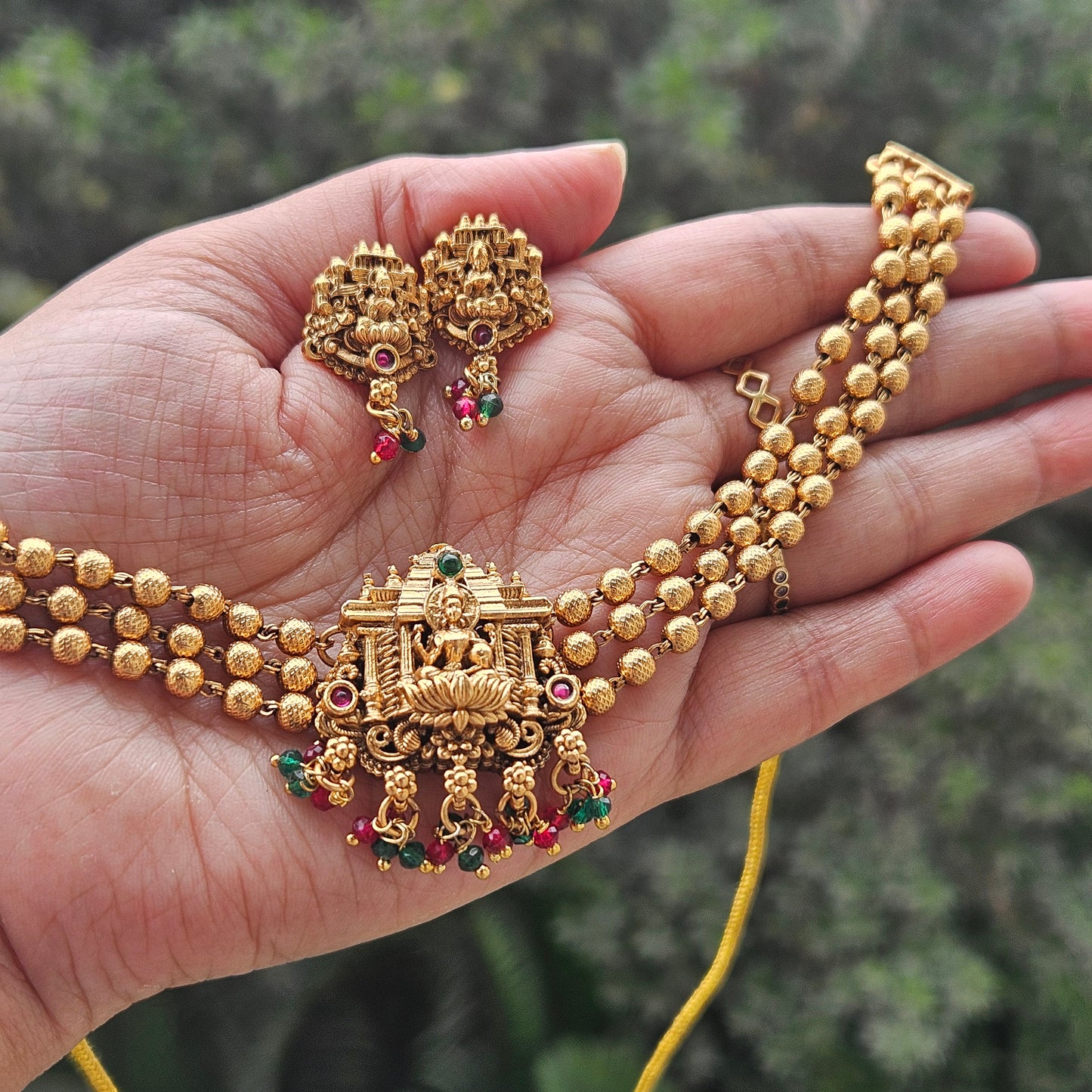 Choker Antique Lakshmi 3 layer