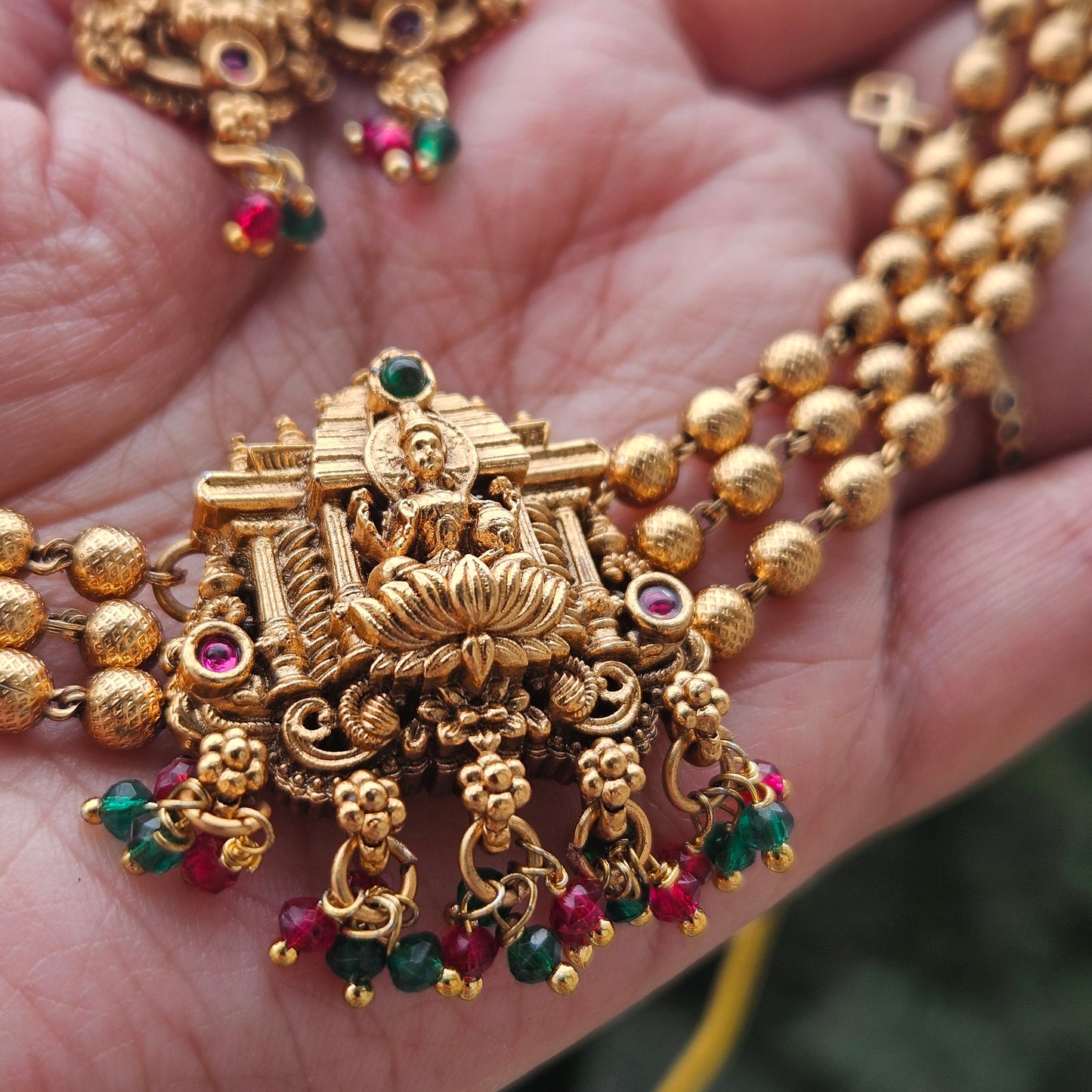 Choker Antique Lakshmi 3 layer