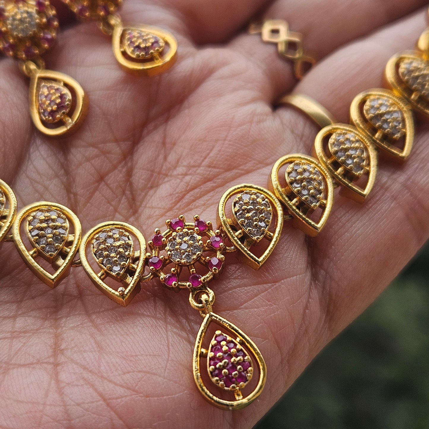 Necklace set AD stone