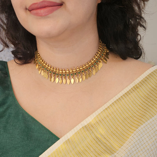 1 Elakkathali - Green - Onam Collection