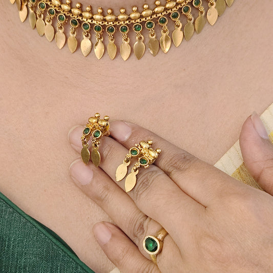 1 Elakkathali - Green - Onam Collection
