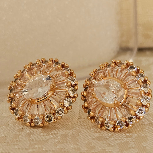 Earrings White stone