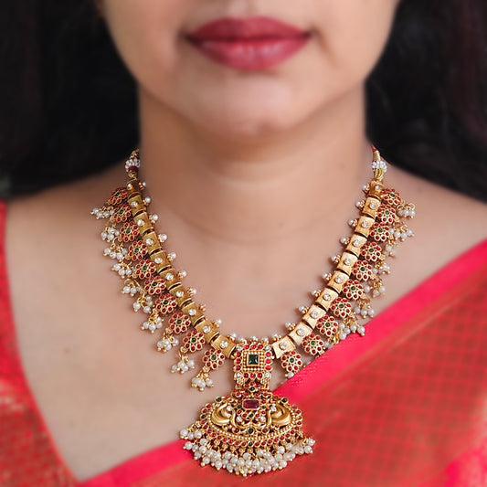 Necklace - Guttapusalu with jhumkas