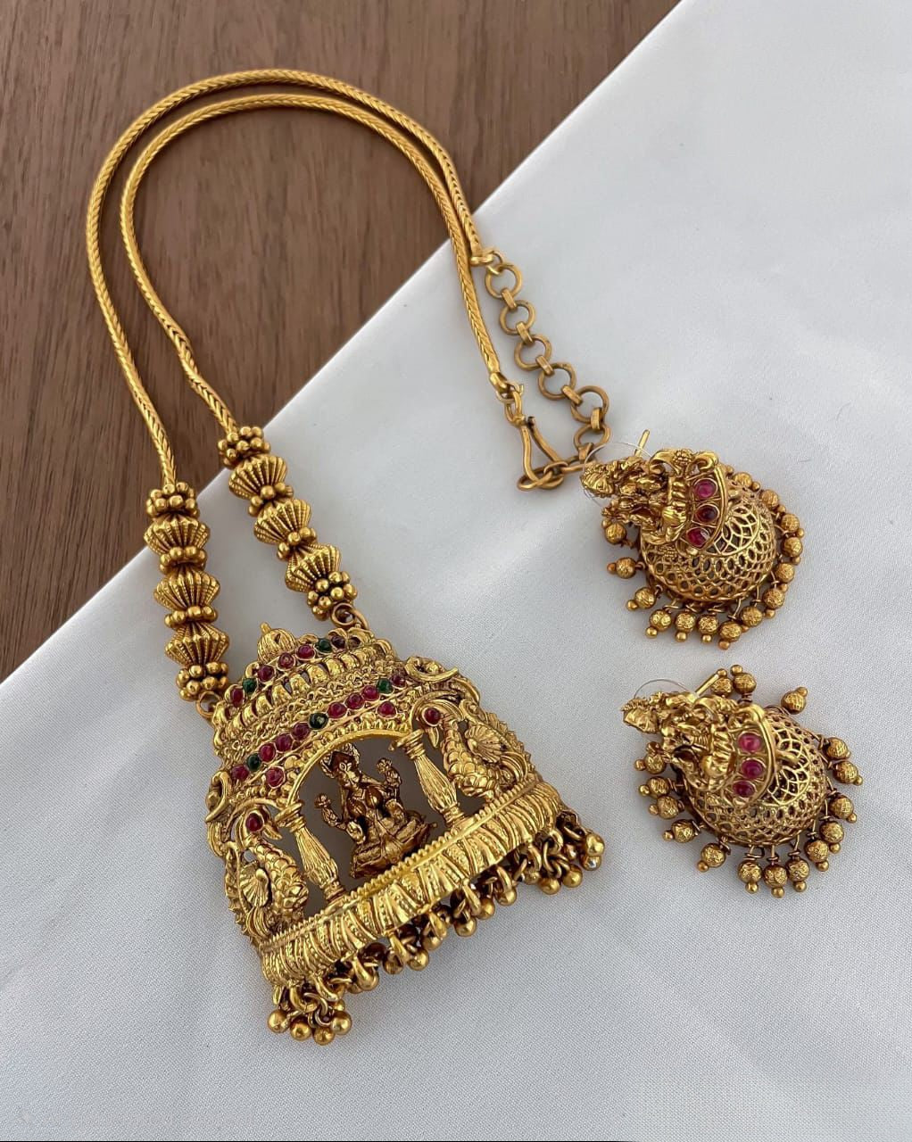 Short haram - Temple Lakshmi