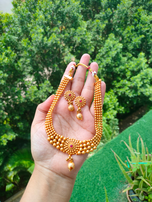 Antique Necklace with earrings
