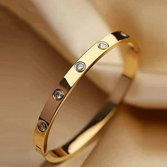 Stainless steel anti-tarnish bracelet / kada