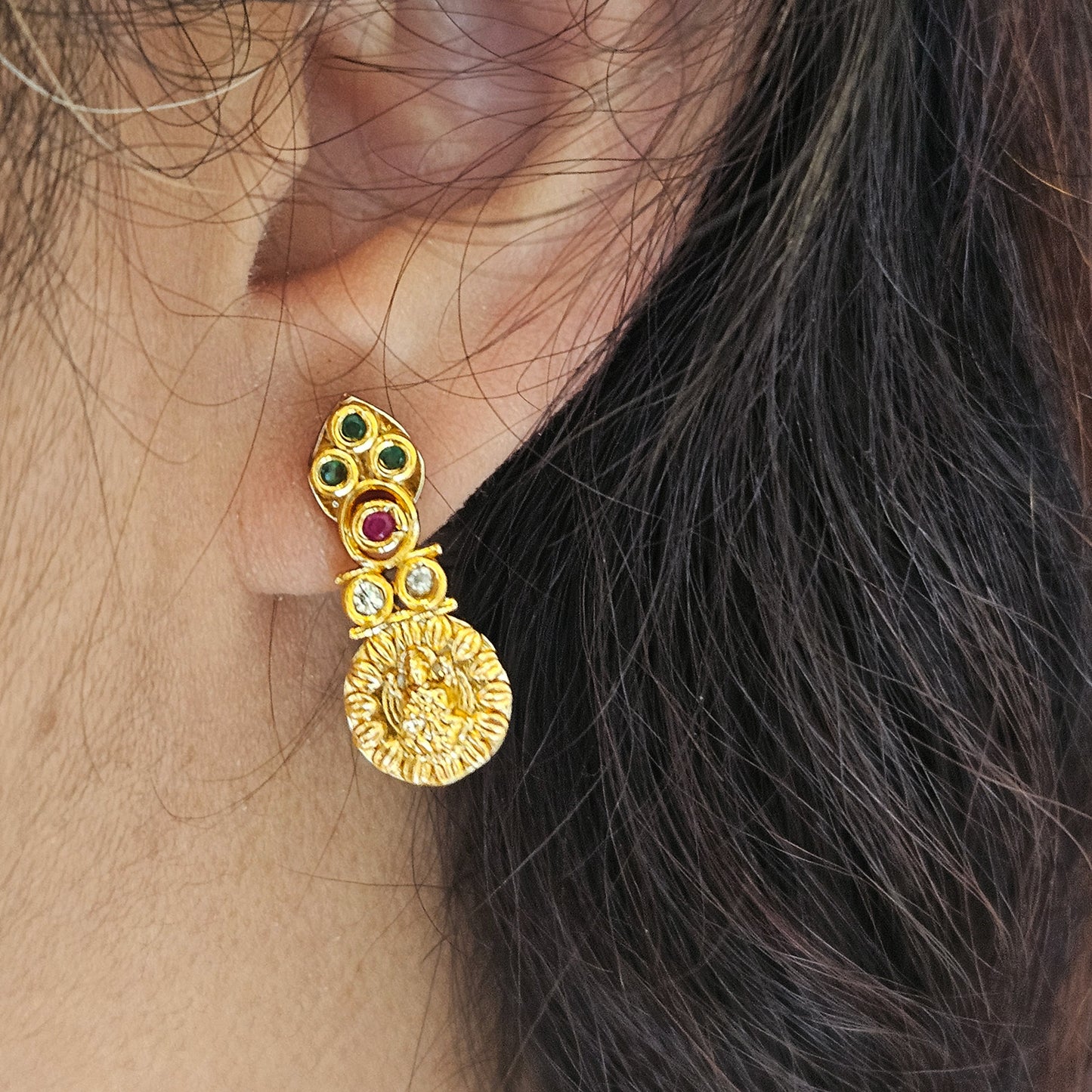 Lakshmi necklace gold finish Premium quality