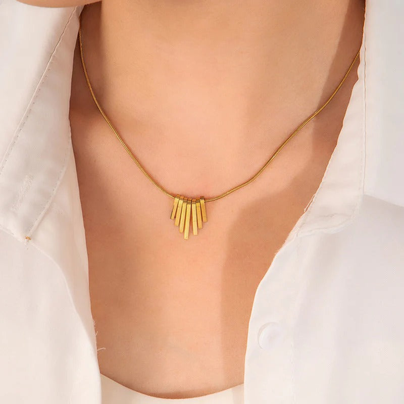 Stainless steel Ant tarnish dangling stripes