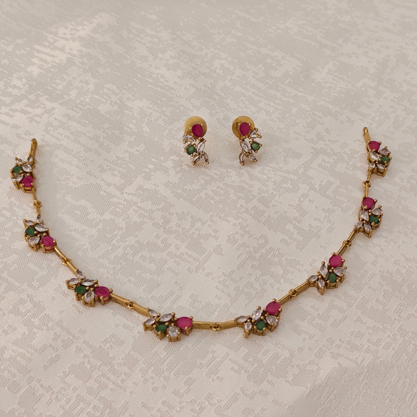 AD stone Necklace set