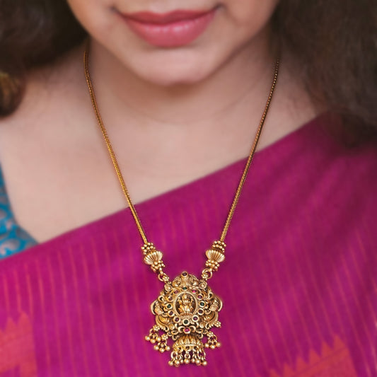 Short  haram -Lakshmi Pendant -Antique