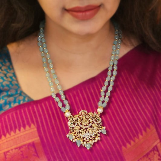 Ashtalakshmi haram - turquoise