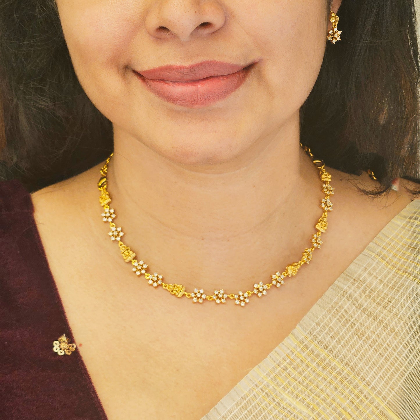 Simple Lakshmi necklace